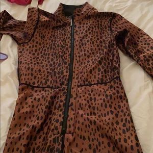 GOOD AMERICAN reversible leopard jumpsuit